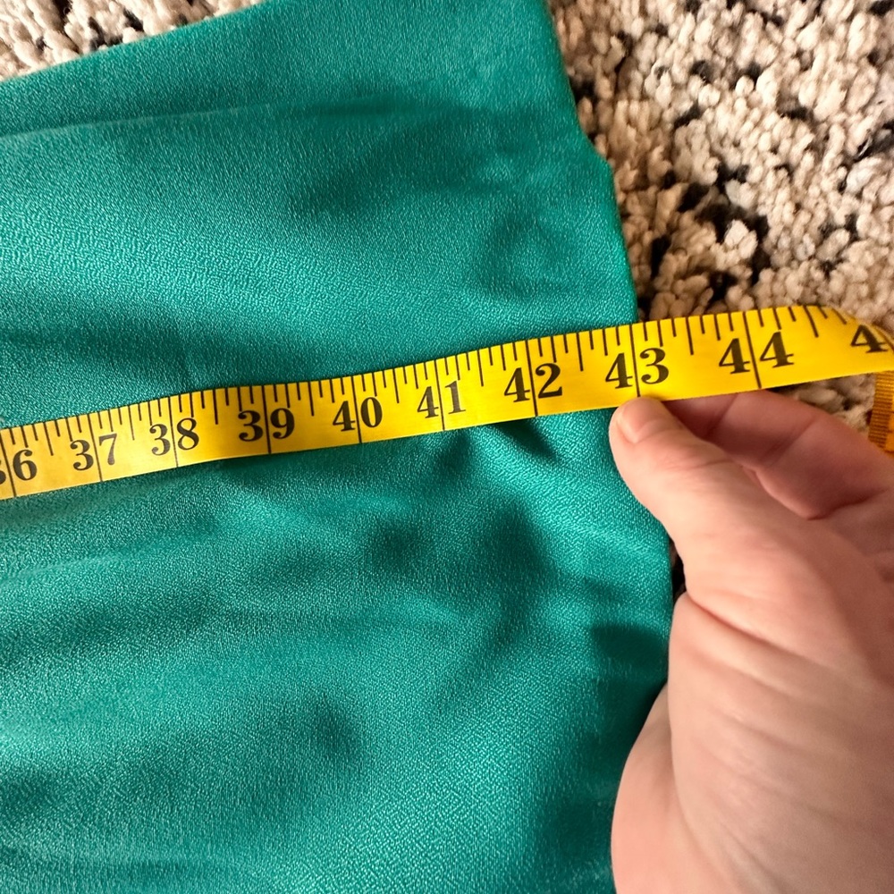 Vintage Teal Belted Midi Dress - Picture 11 of 12